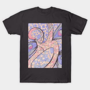 Abstract original spiral drawing T-Shirt